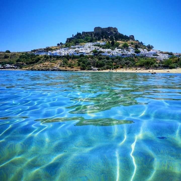 Villa Aegean View Lindos-Pefkoi Pefki  Luaran gambar